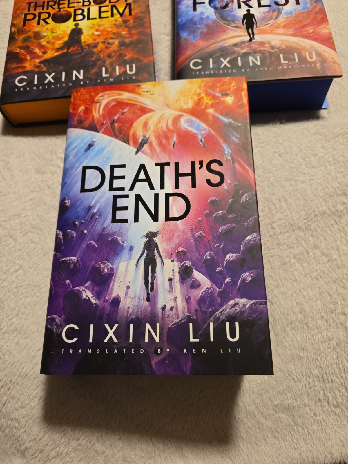 SIGNED The Broken Binding Three Body Problem/Remembrance Of Earth’s Past Trilogy