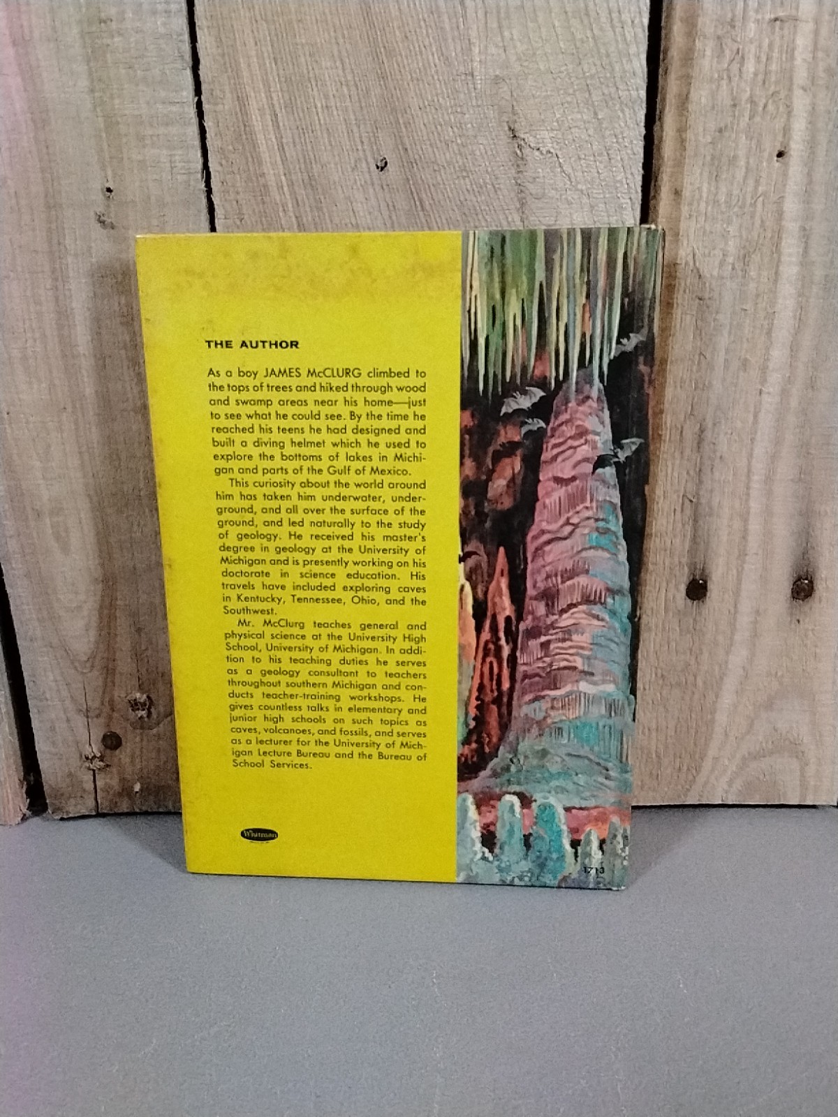 Caves And Their Mysteries By James E. McClury Whitman Publishing 1962 Nice Cond