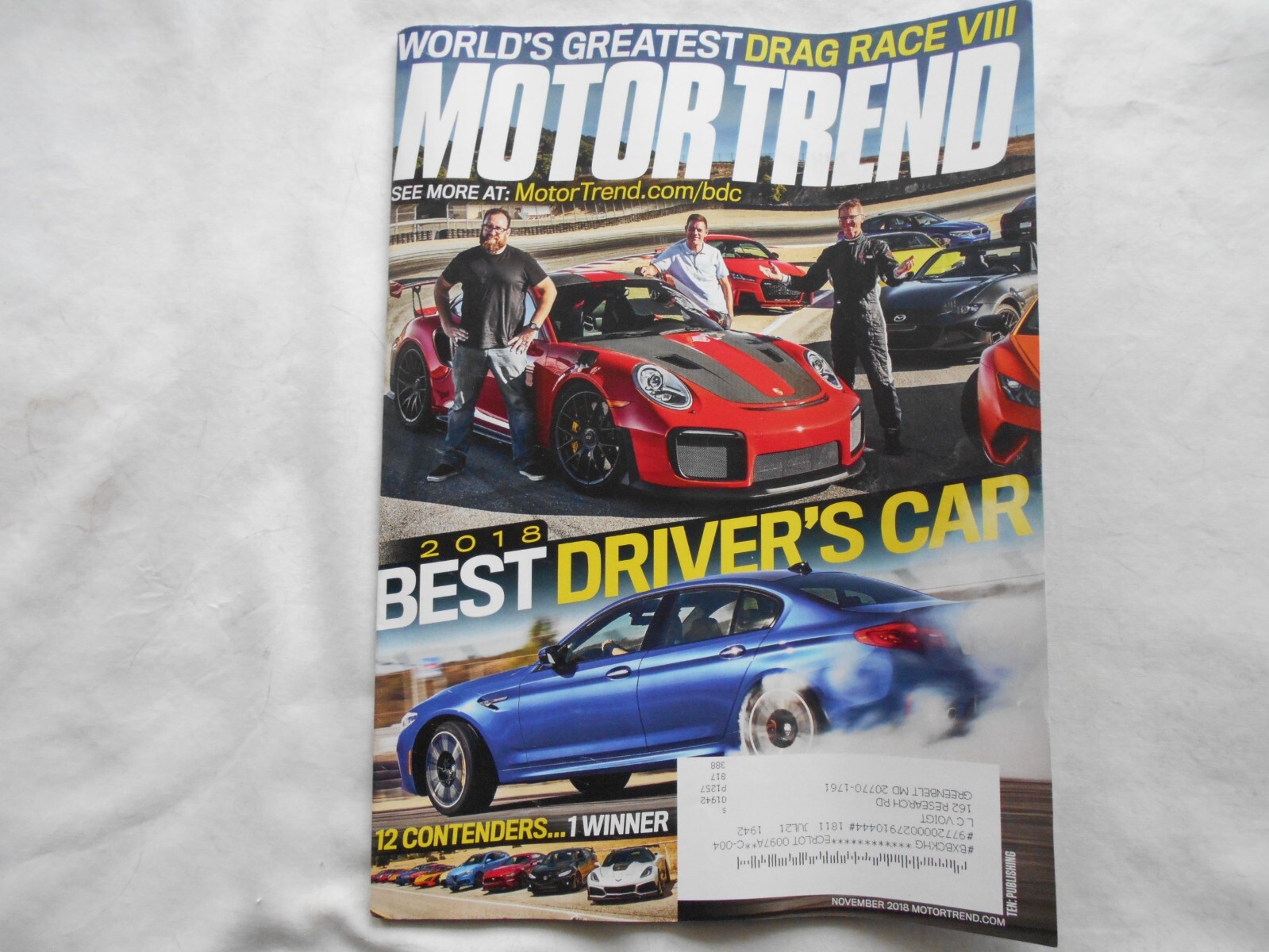 MOTOR TREND MAGAZINE-NOVEMBER,2018