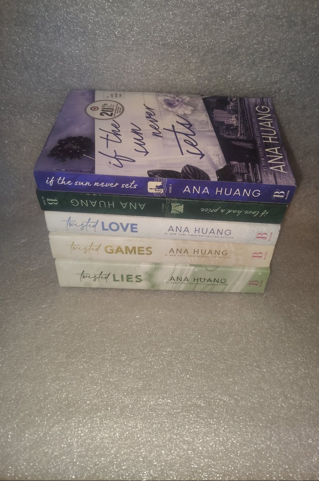Ana Huang Twisted Series & If Love Had A Price Set 5 Books Paperback Romance
