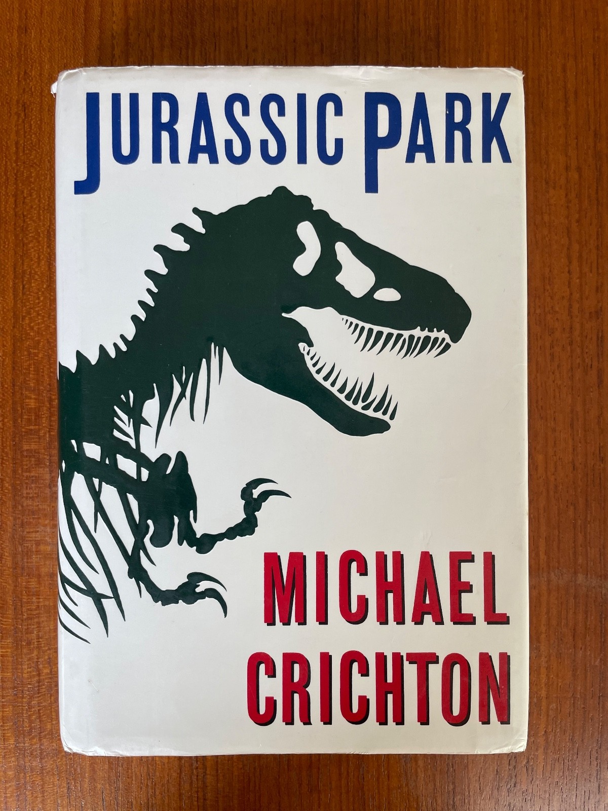 Jurassic Park, Michael Crichton (1990, HC) First Trade Edition First Printing