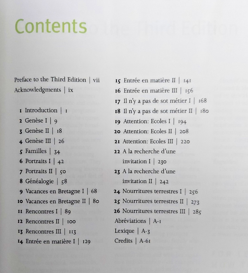 French in Action Third Edition Part 1 Textbook and Workbook The Capretz Method