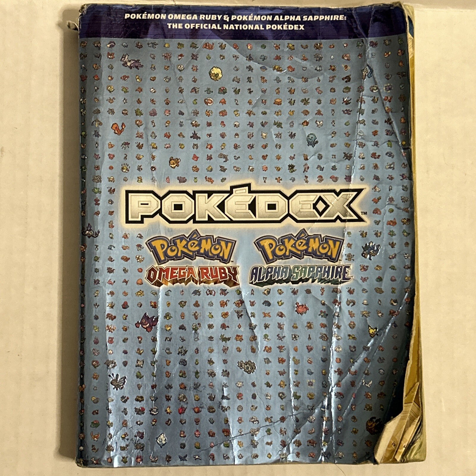 Pokemon Official National Pokedex Book Omega Ruby Alpha Sapphire No Poster