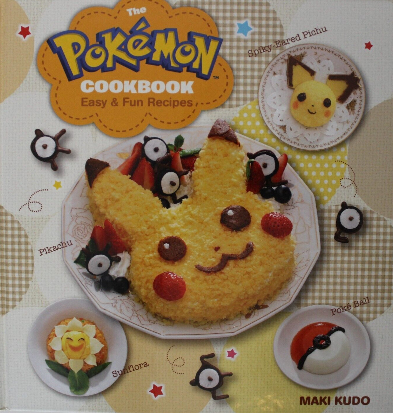 2016 THE POKEMON Cookbook MAKI KUDO 21 x 21 cm. (8.25″ x 8.25″) Fun Recipes HC