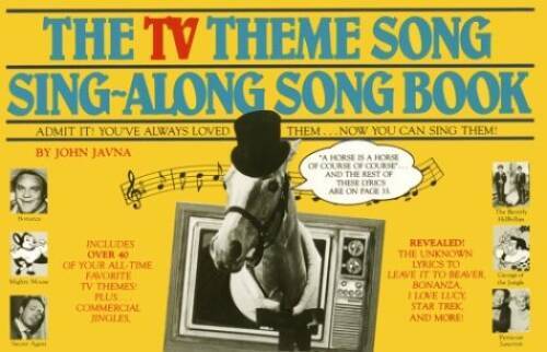 The TV Theme Song Sing-Along Song Book – Paperback By John Javna – VERY GOOD