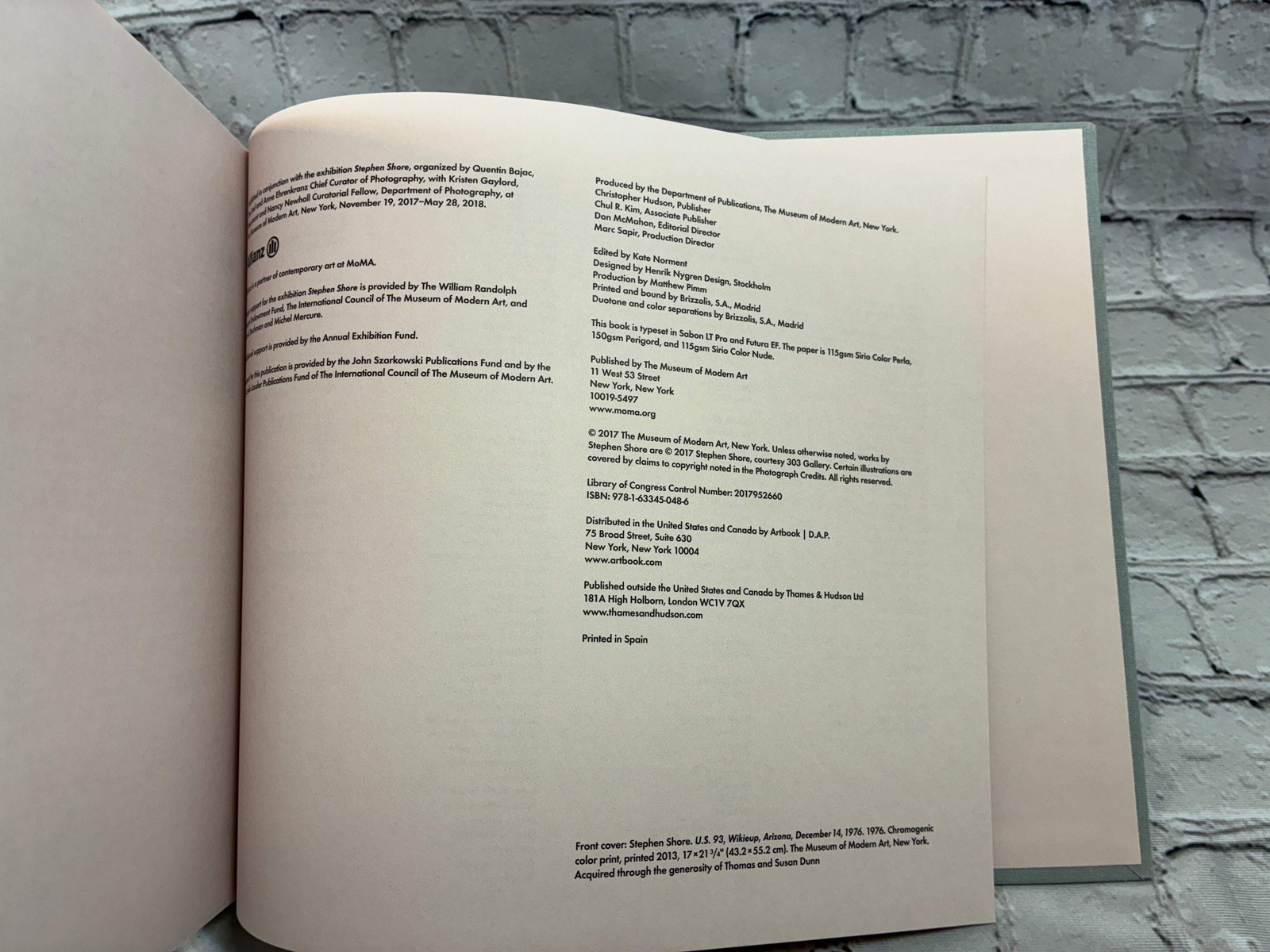 Stephen Shore by Stephen Shore, Quentin Bajac, David Campany, Kristen Gaylord, M