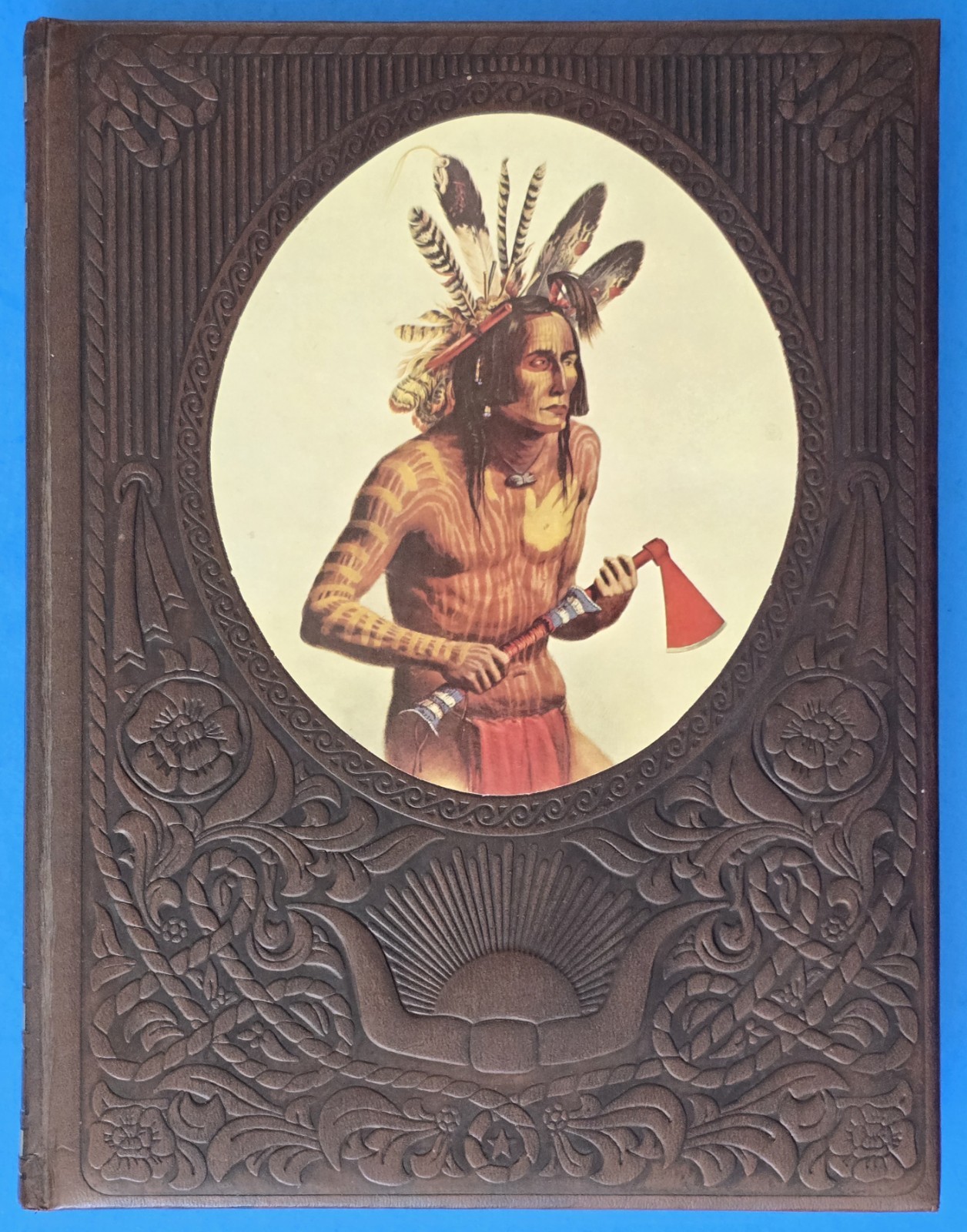 Time Life Books The Old West Indians 1975 Faux Leather Cover Western History VG+