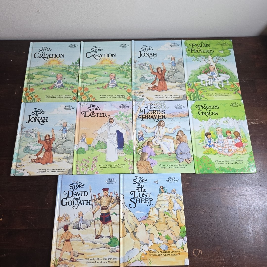 An Alice in Bibleland Storybook Lot of 10 Storybooks by Alice Joyce Davidson