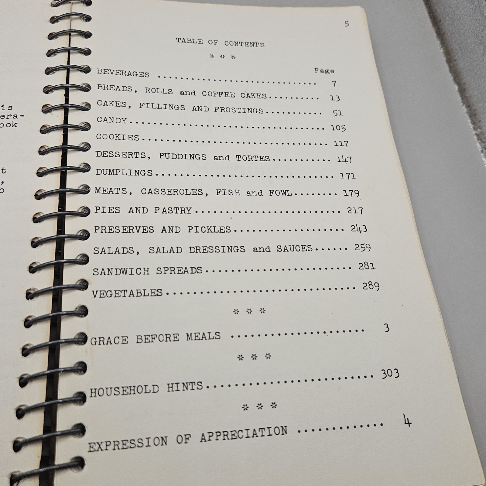 Favorite Recipes Second Presbyterian Church Racine Wisconsin 1953 Cook Book