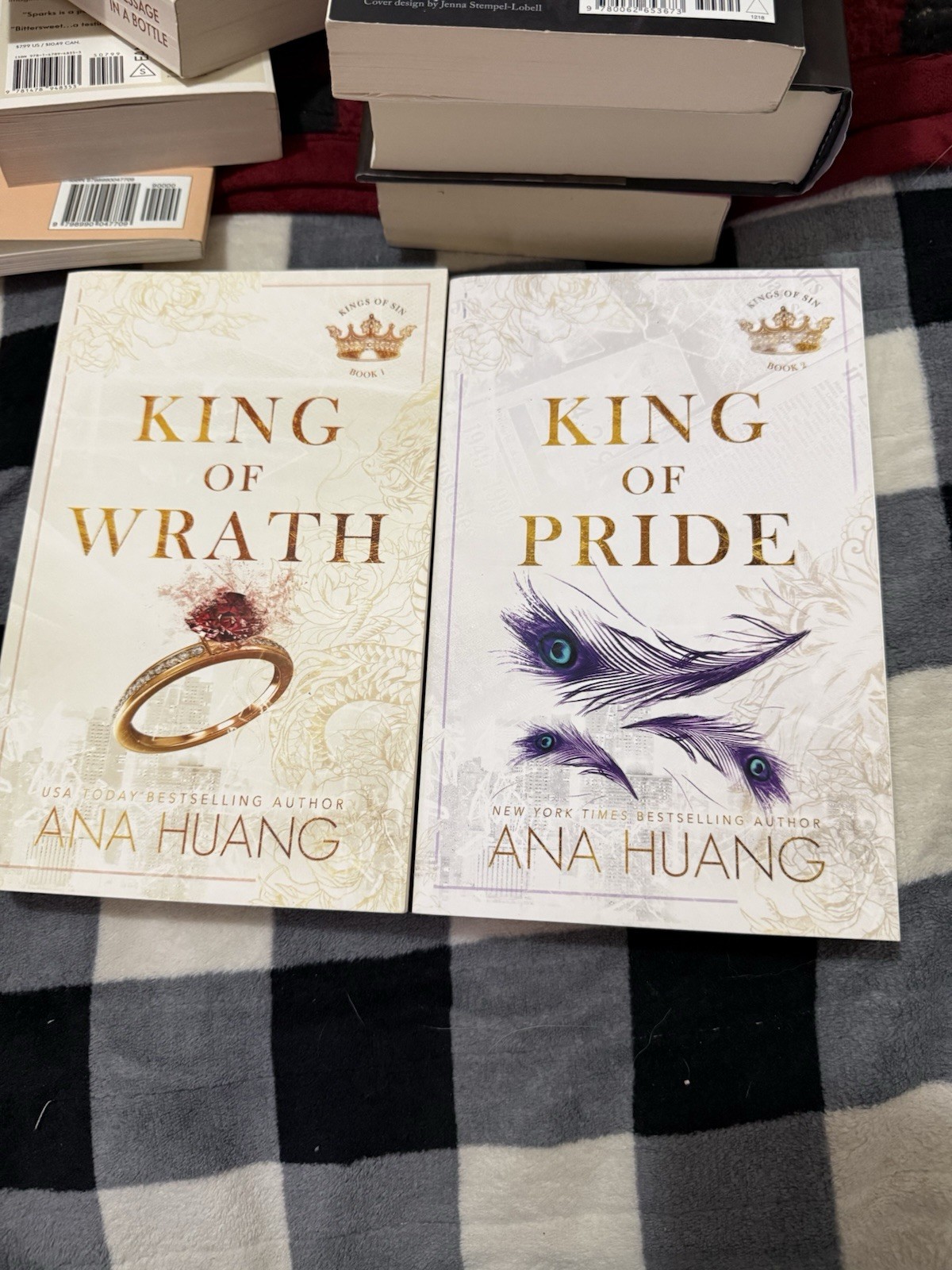 Ana Huang Kings of Sin Series Lot 2 Paperback Novels: King of Wrath & Pride