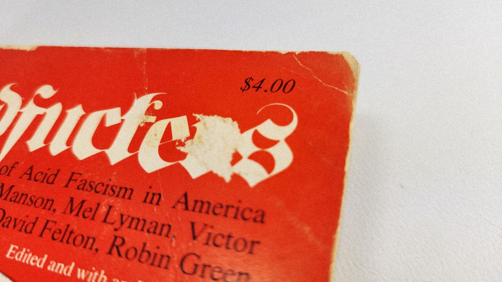 Mindfuckers / Robin Green /David Dalton / David Felton 1972 Acid Fascism Manson