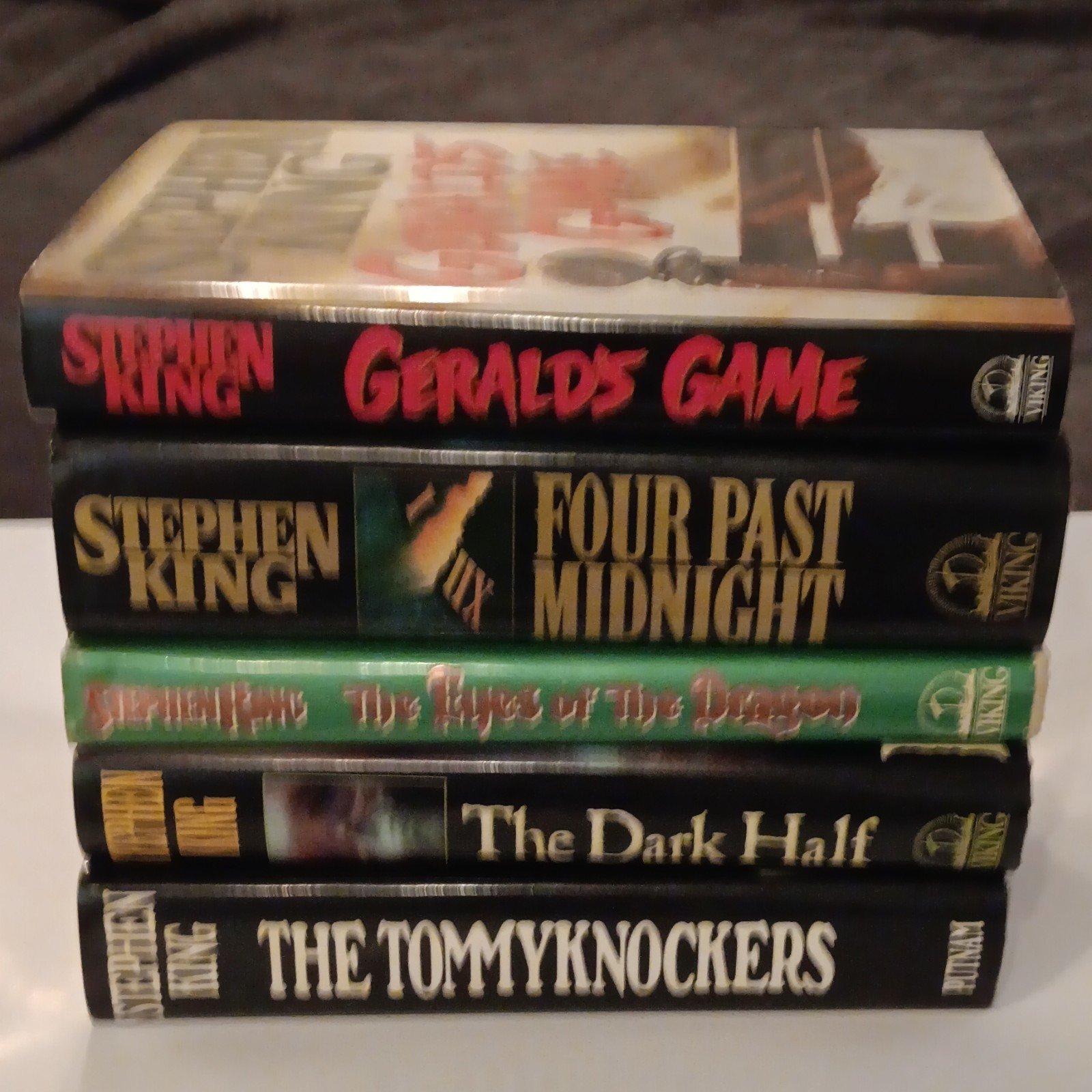 Stephen King Lot Eyes Of The Dragon Tommyknockers The Dark Half Four Past Mid