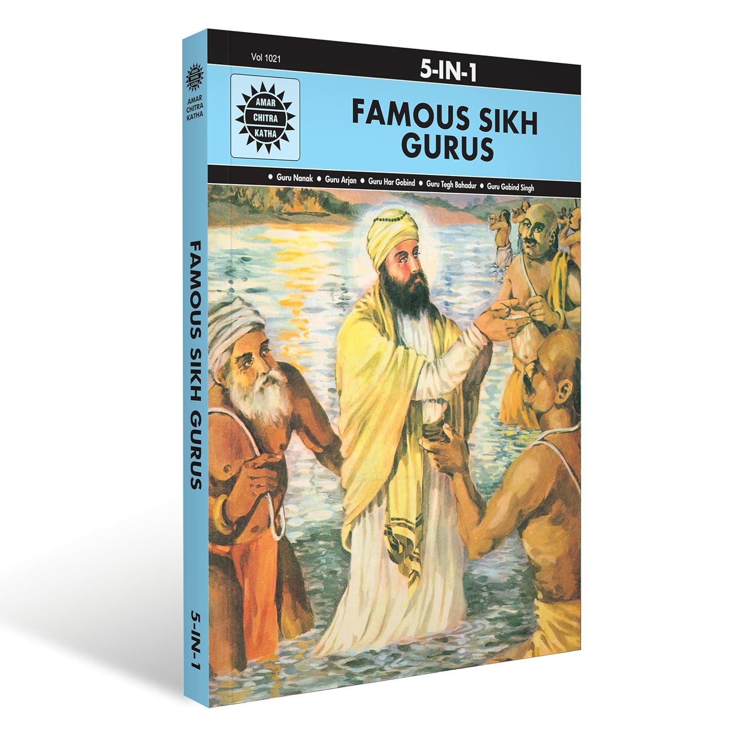 Famous Sikh Gurus by Anant Pai hardcover Brand New