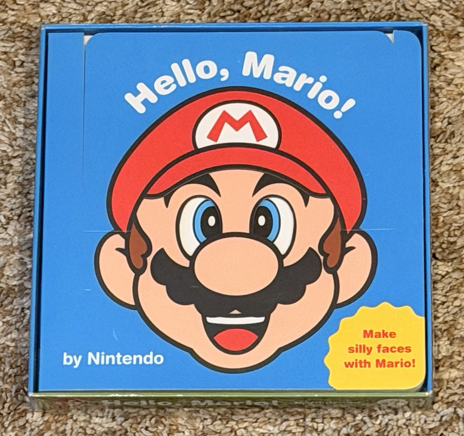 Nintendo My Mario: Hello, Mario! Board Book (Board Book). New! Ships ASAP!