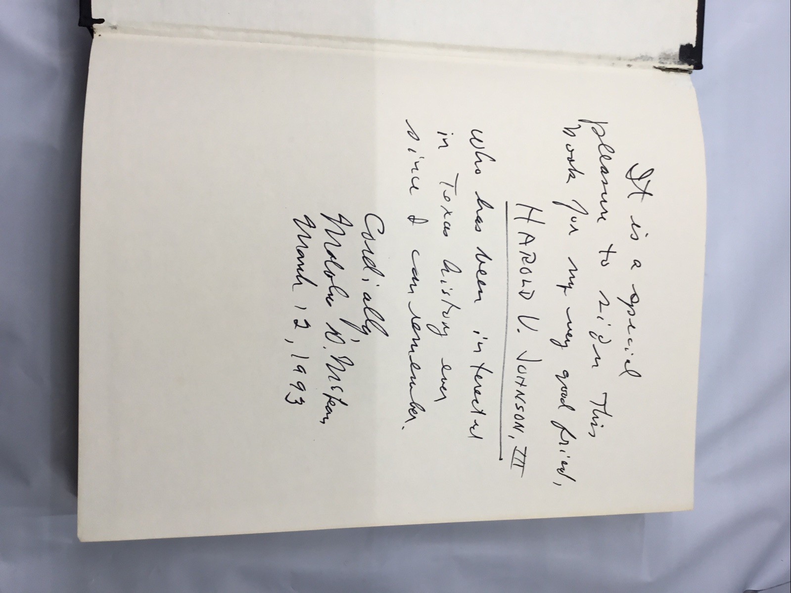Papers Concerning Robertson’s Colony in Texas Malcolm McClean Signed V.18