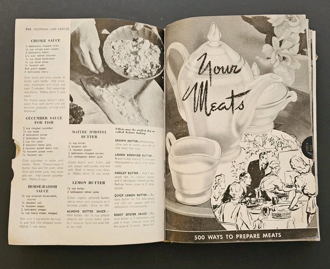 The Culinary Arts Institute Encyclopedia Vintage Cookbook 1950s