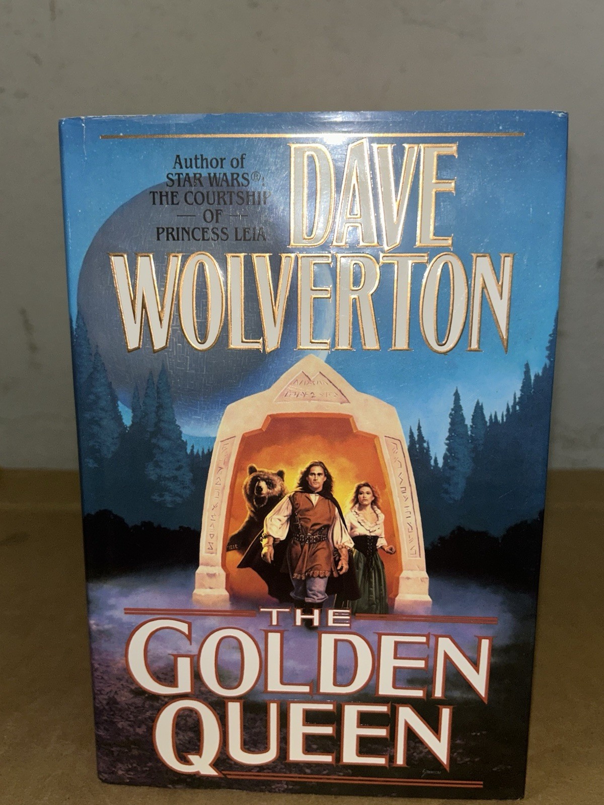 The Golden Queen by Dave Wolverton 1994 Hardcover + DJ 1st Edition 1st Print