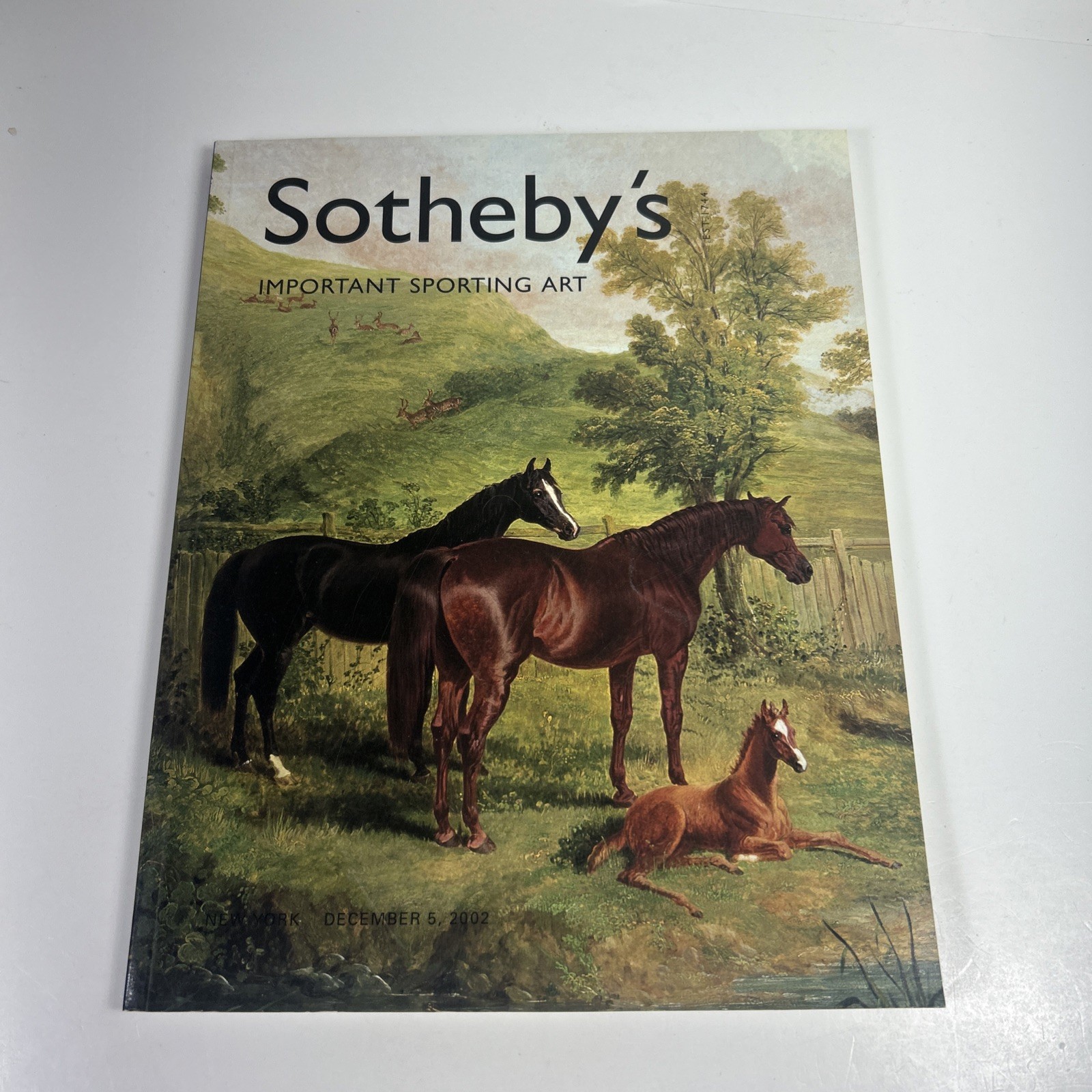 Sotheby´s : Important Sporting Art, Thursday December 5, 2002 , New York Auktion