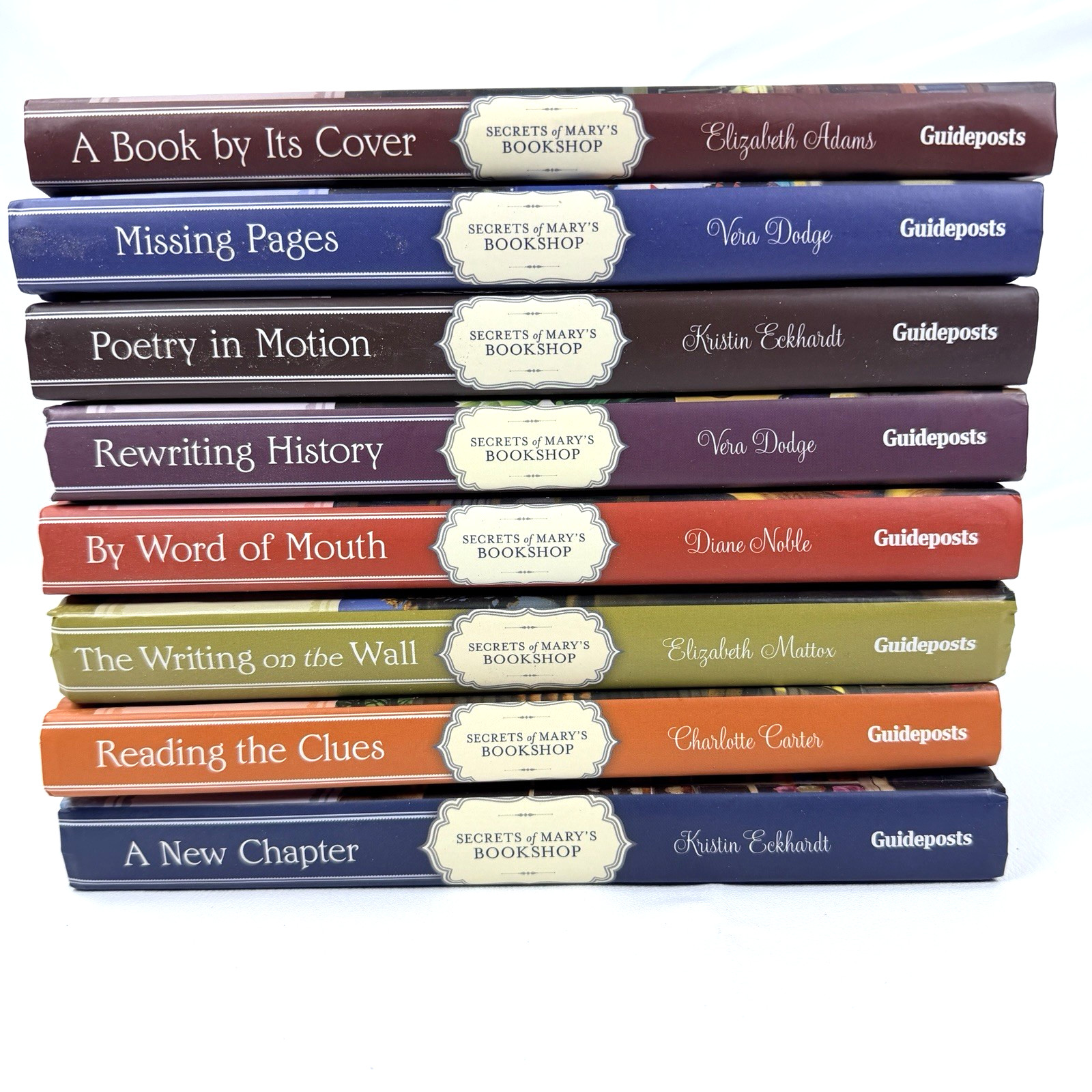 Lot of 8 Secrets of Marys Bookshop Guideposts Hardcover Books Various Authors