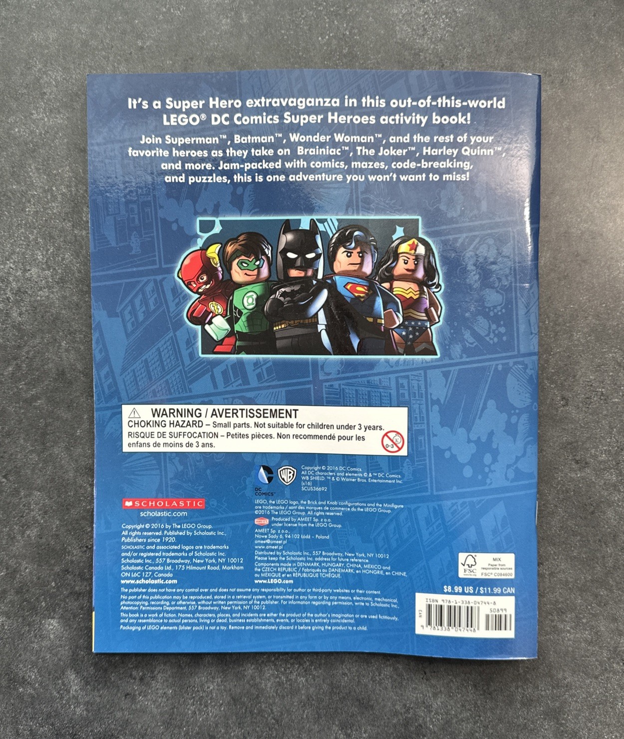 Lego DC Super Heroes The OtherWorldly League Activity Book With Minfigure