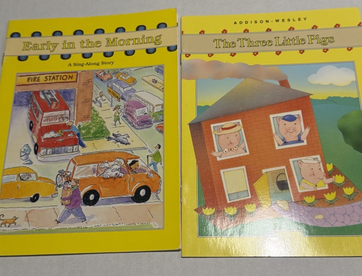 The Three Little Pigs & Early In The Morning A Sing Along Book Addison-Wesley