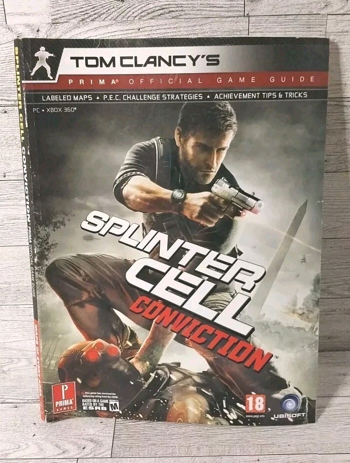Splinter Cell Conviction Prima Official Strategy Guide Free Shipping