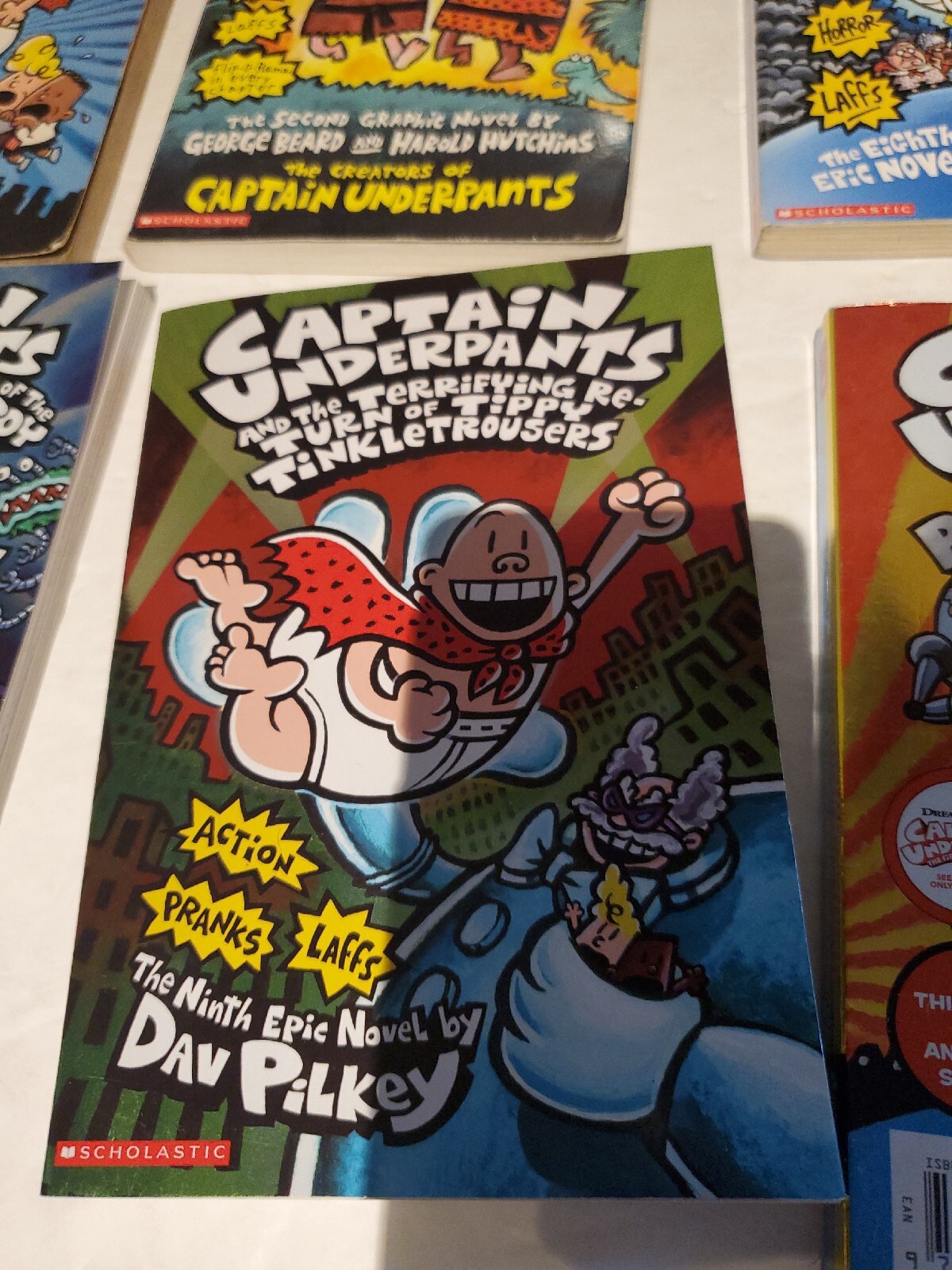 Captain Underpants Dog Man Unleashed Book Lot Of 11