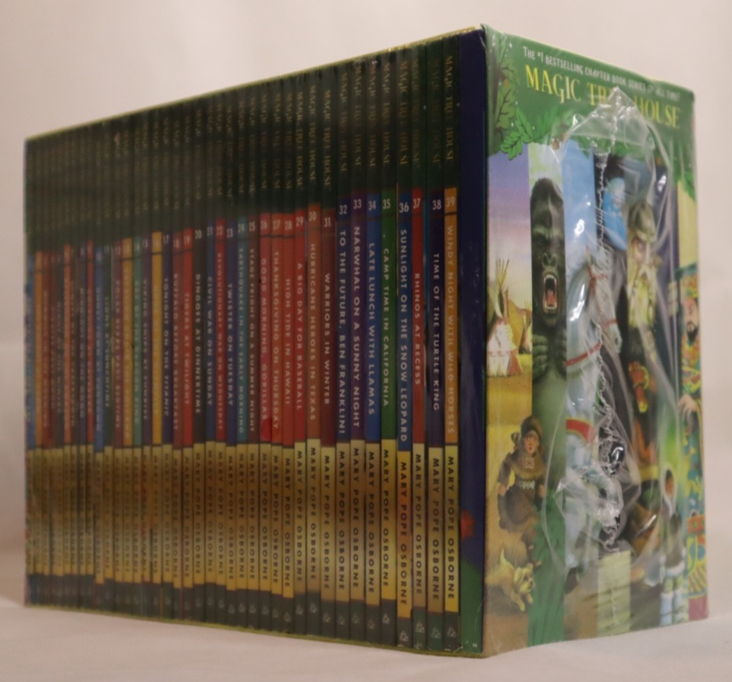 MAGIC TREE HOUSE BOOK BOX SET 1-39 BRAND NEW SEALED LOT MARY POPE OSBORNE BUNDLE