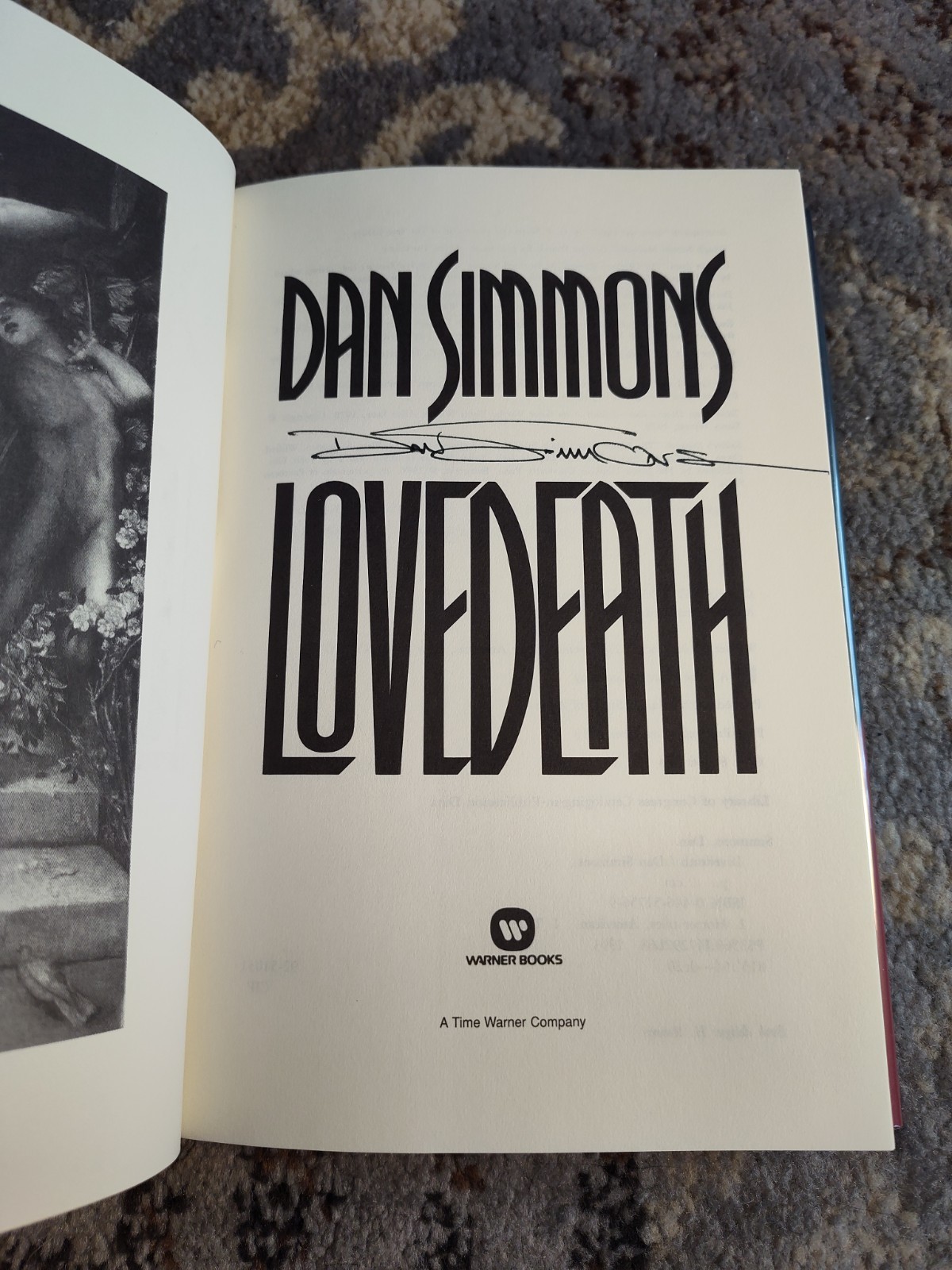 SIGNED Lovedeath by Dan Simmons – 1st/1st Hardcover First Edition HC