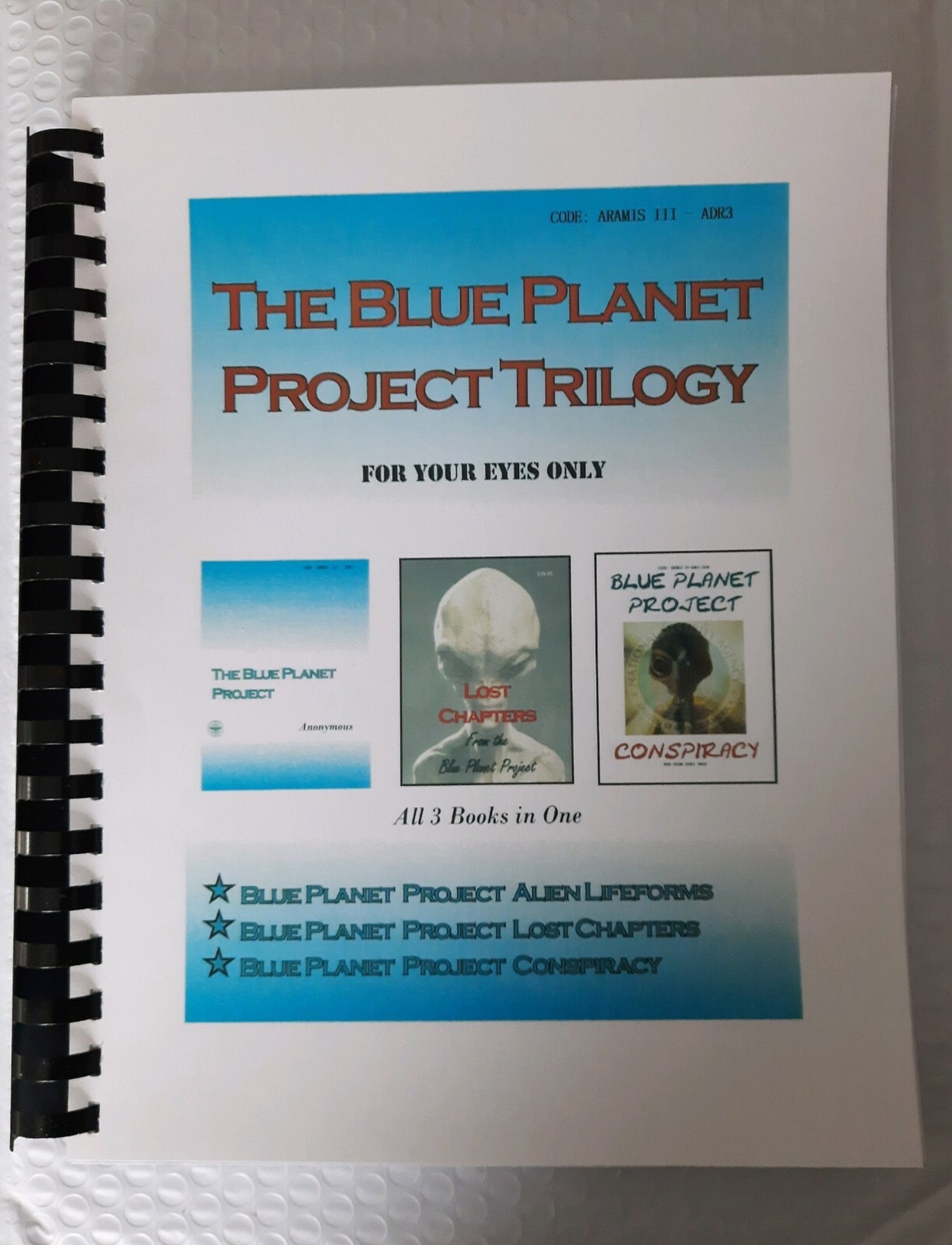 BLUE PLANET PROJECT TRILOGY: 3 BOOKS – BLUE PLANET, LOST CHAPTERS