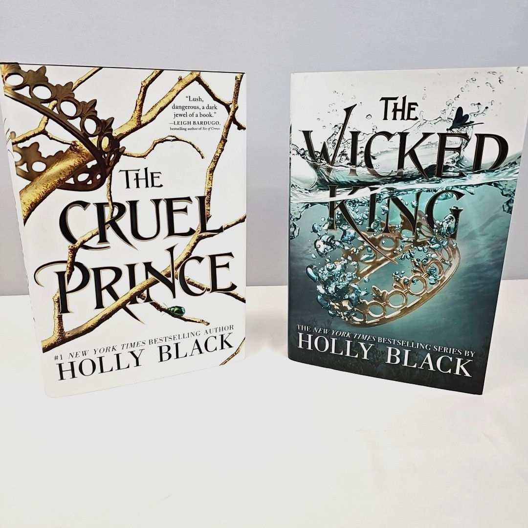 The Cruel Prince + The Wicked King by Holly Black Paperback Book Lot- Very Good