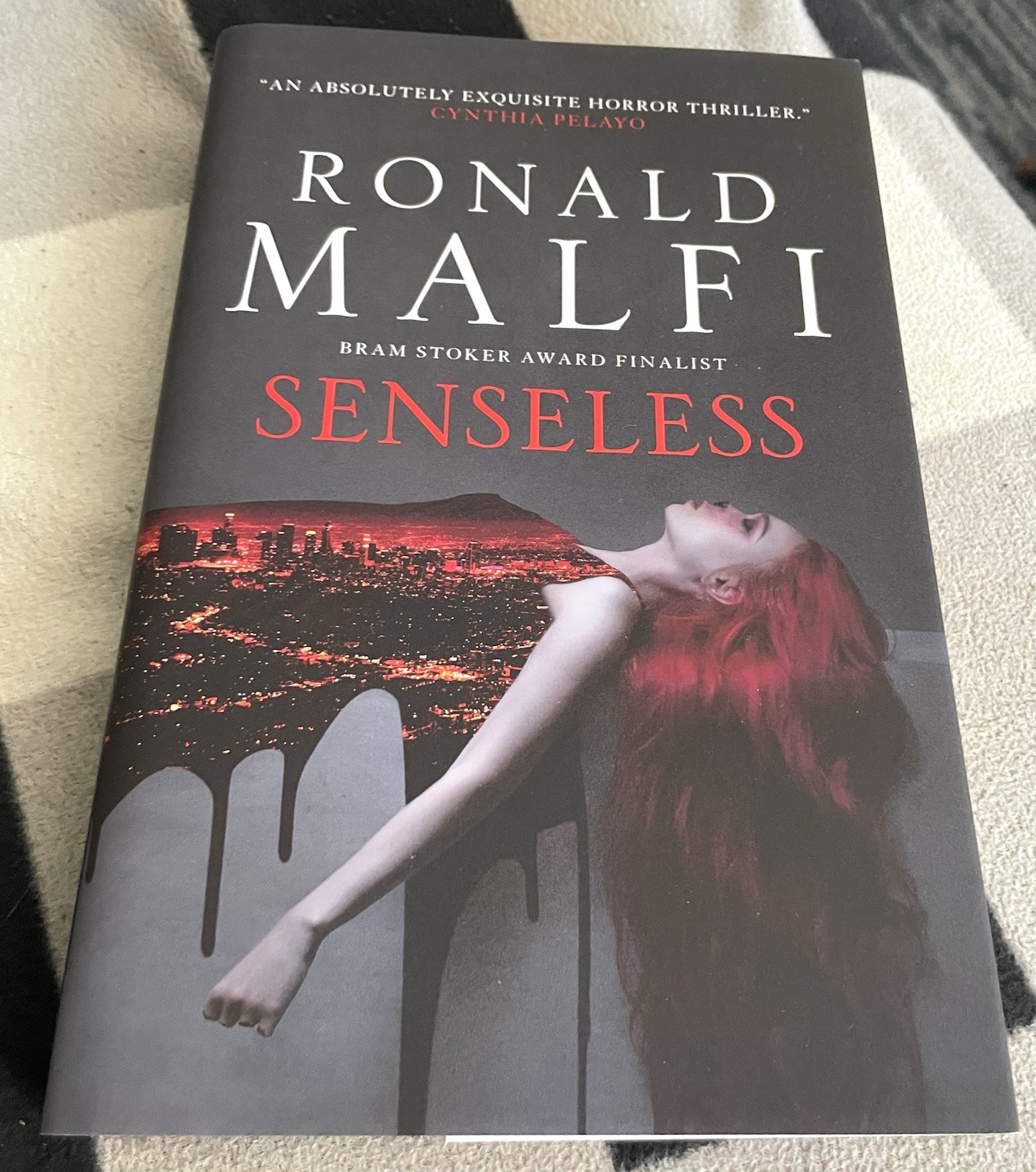 Senseless SIGNED Ronald Malfi 1st Printing HC In DJ NOT SIGNED ON TIPPED SHEET