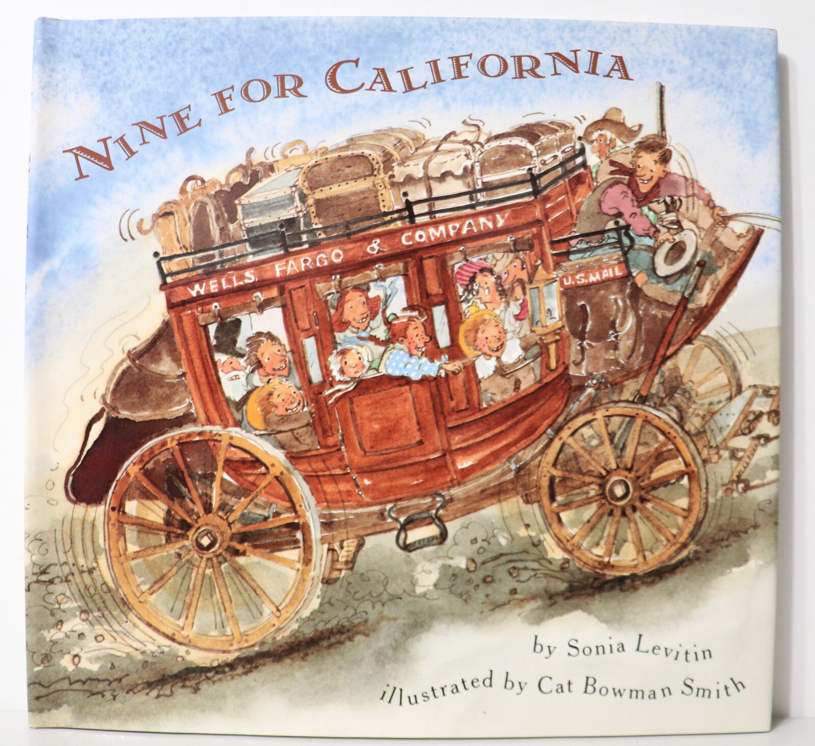 Nine For California (Hardcover, 1996) by Sonia Levitin
