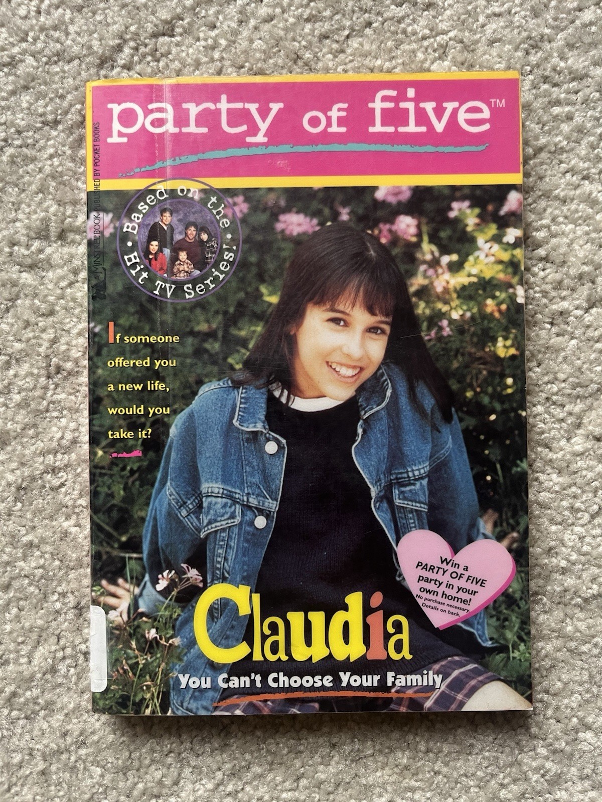 Party Of Five Claudia You Can’t Choose Your Family Paperback