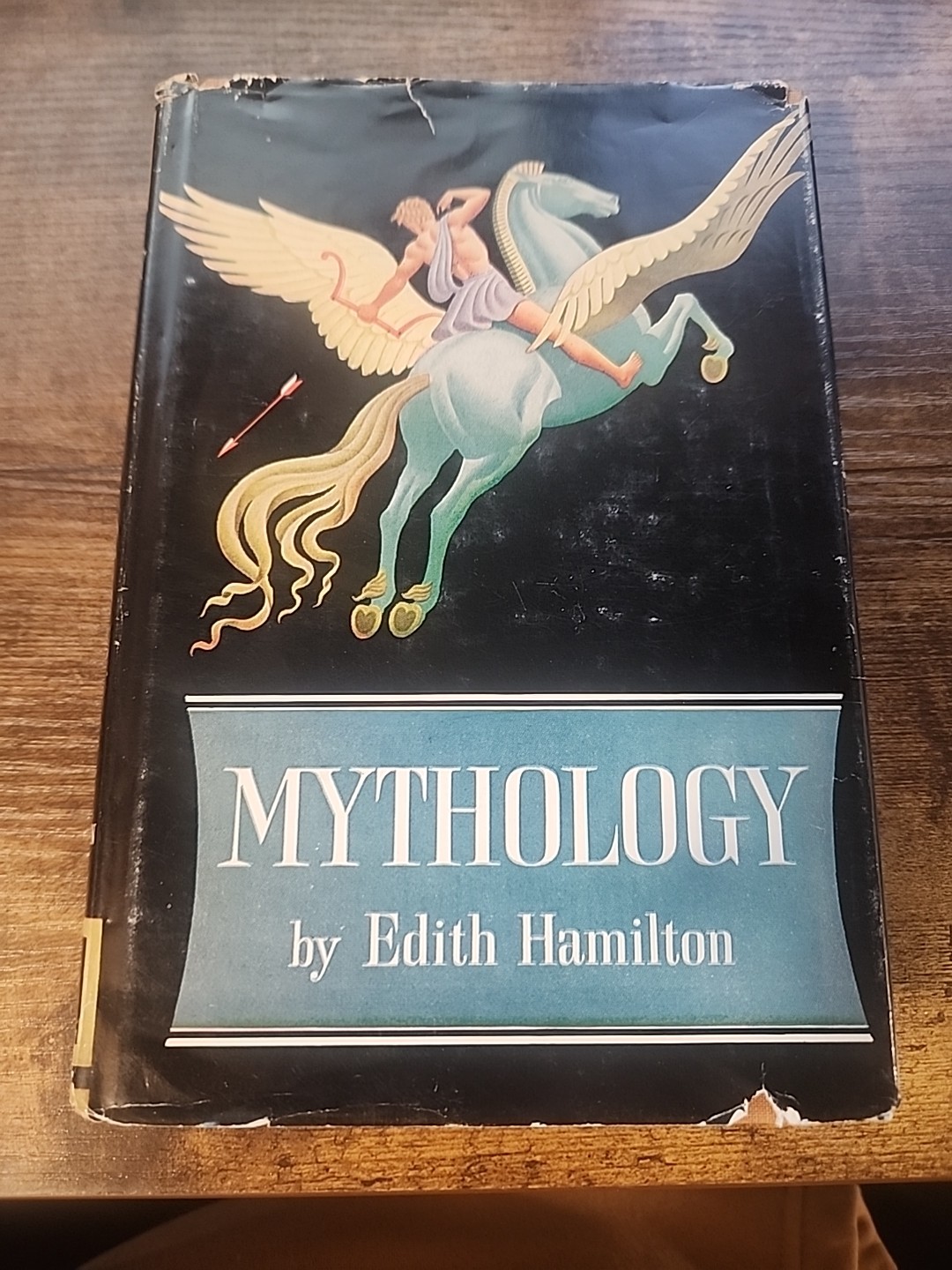 MYTHOLOGY by Edith Hamilton HC/DJ illustrated Greek Roman Norse Acceptable