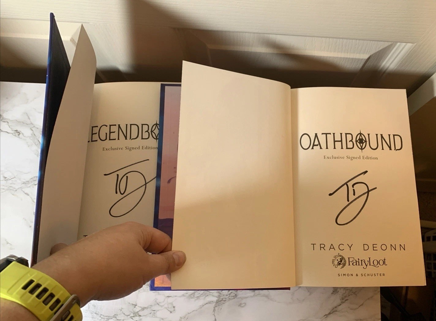 SIGNED Fairyloot Legendborn Cycle Tracy Deonn – Book 1 &3 SIGNED Book 2 Unsigned
