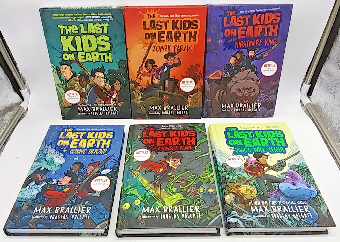 Lot Of 6 The Last Kids on Earth Books 1-5.5 Max Brallier Hardcover VGC!! NETFLIX