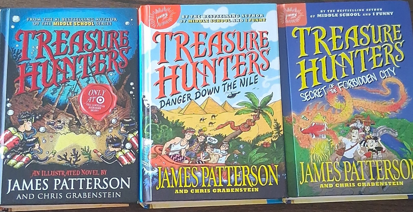 Treasure Hunters Series James Patterson Chris Grabenstein Hardcover Ages 9-12