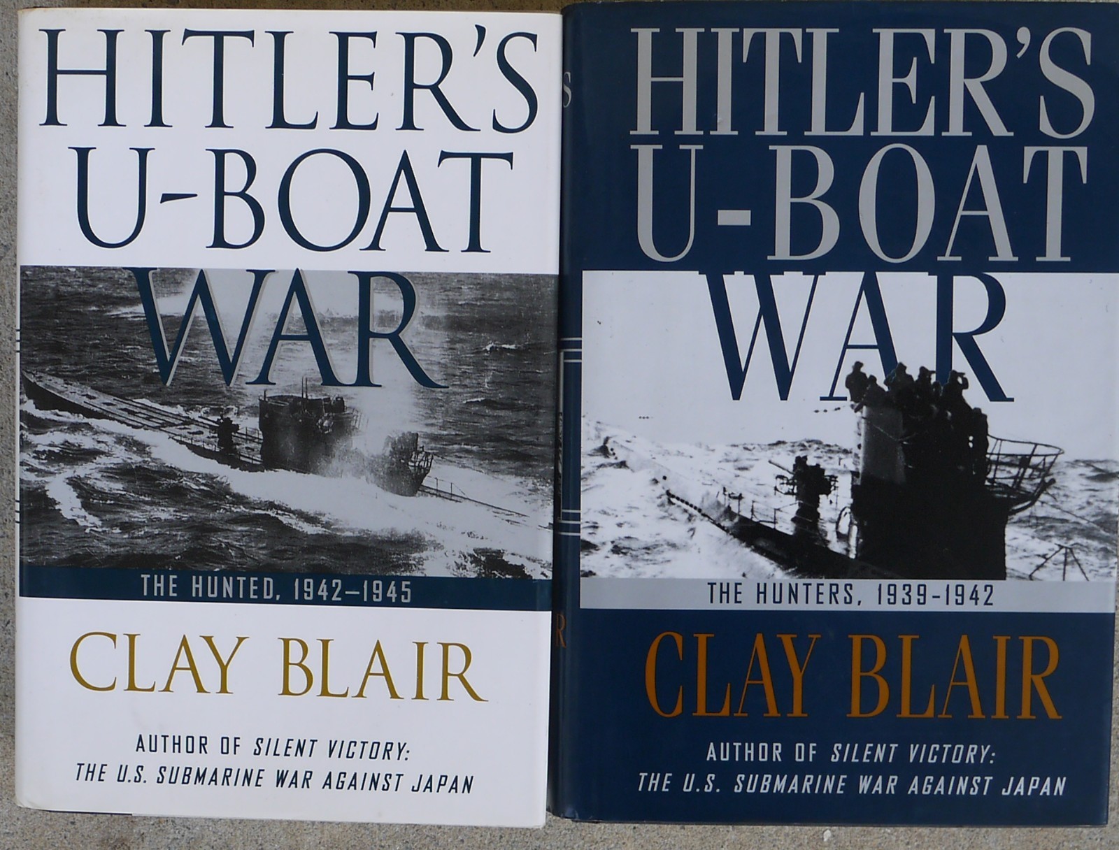 Hitler’s U-Boat War The Hunters 1939-1942 & The Hunted Clay Blair 2 Volume Set
