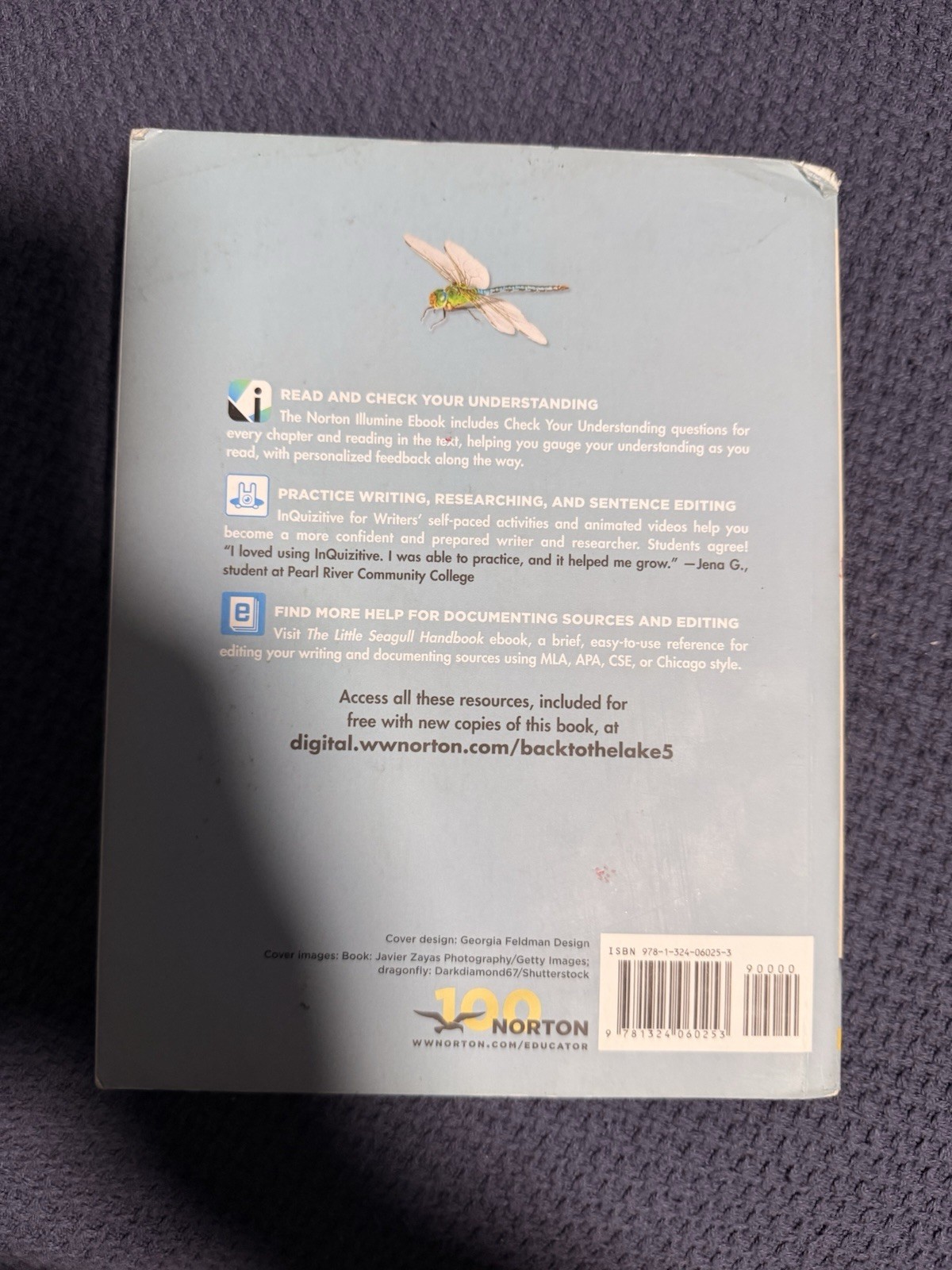 Back to the Lake 5th Ed Thomas Cooley Paperback Writing Textbook