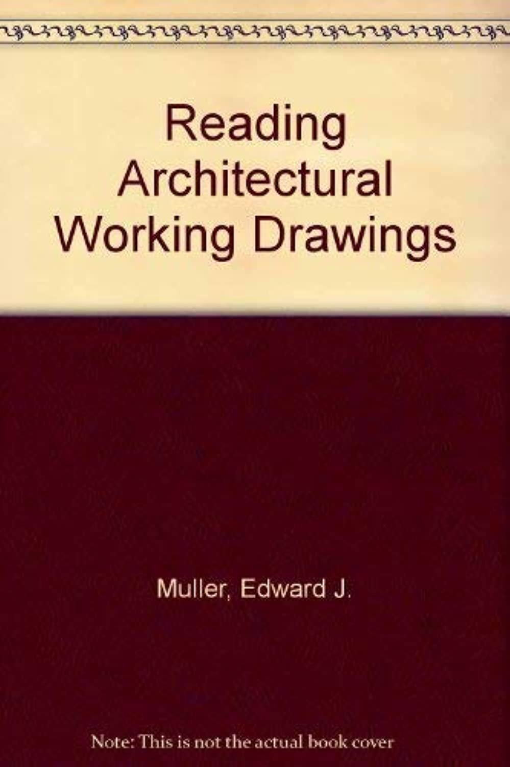 Reading architectural working drawings