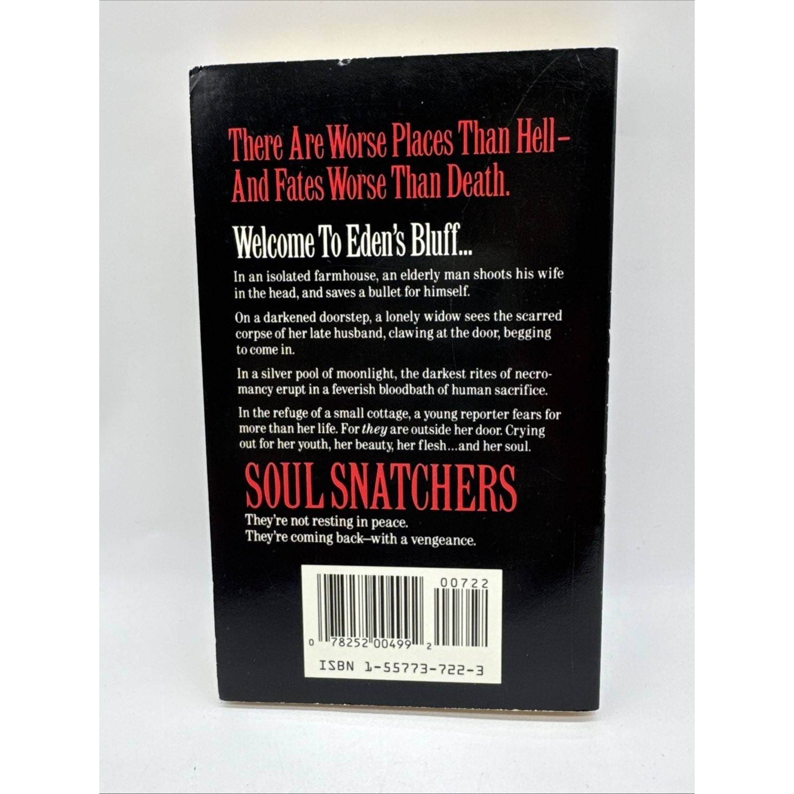 MICHAEL CECILIONE FIRST EDITION – Soul Snatchers 1992 (Paperbacks from Hell)