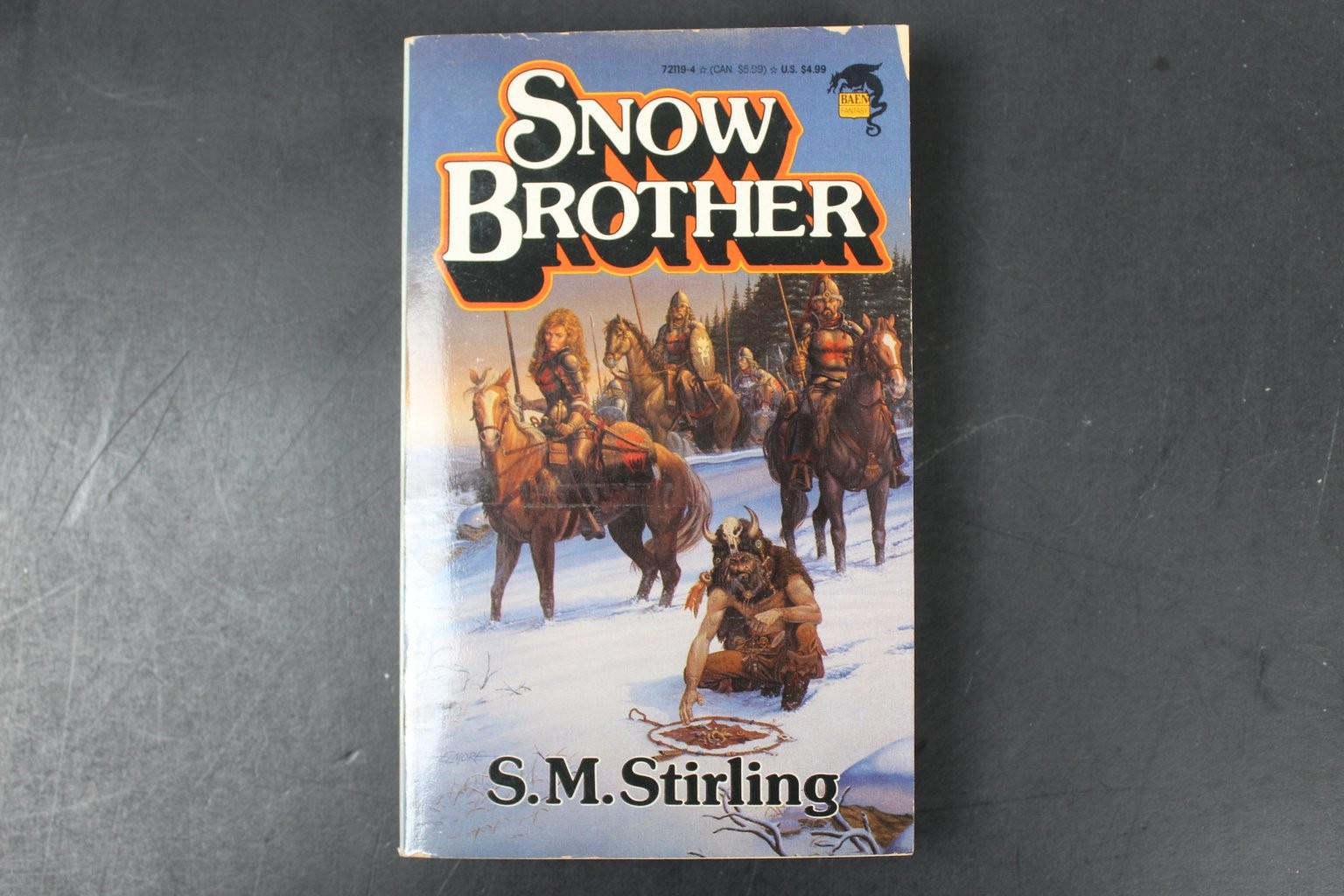 Snow Brother S.M. Stirling 1992 First Printing Fantasy Adventure Baen Books PB
