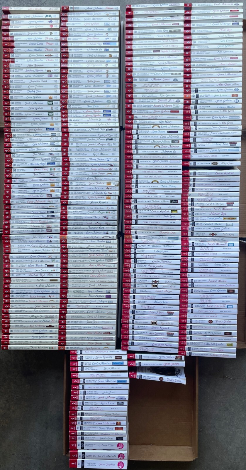 Instant Harlequin Romance Library! 289 Presents & Extra pbks. 2000-2013. G-VGC