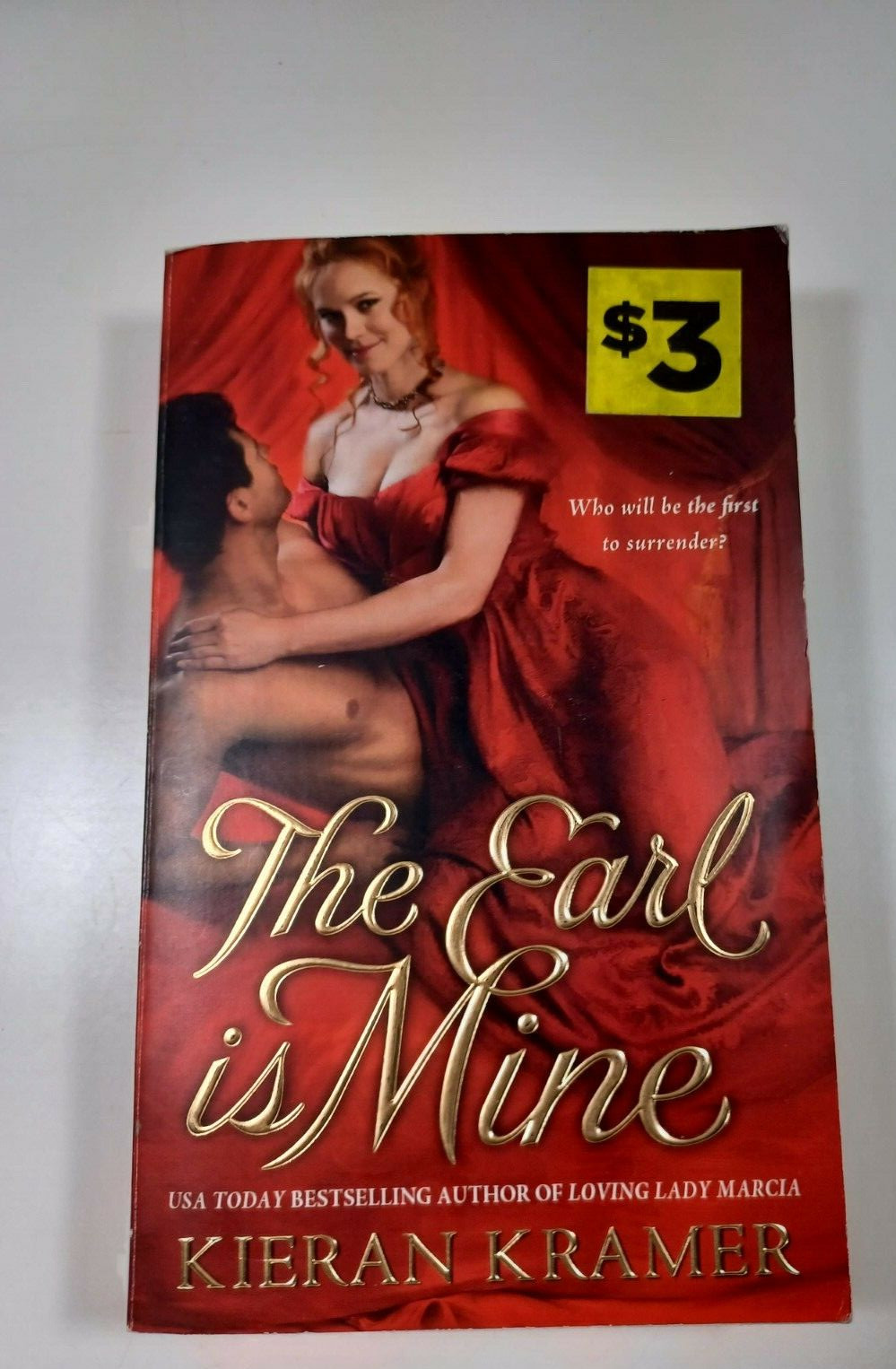 the earl is Mine by Kieran Kramer 2013 paperback fiction novel