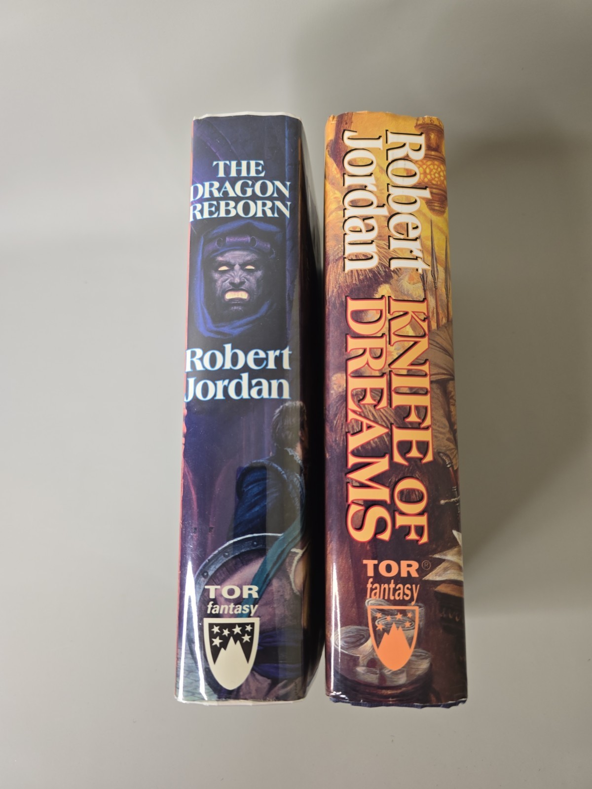 Robert Jordan The Dragon Reborn #3 The Wheel Of Time Hardcover & Knife Of Dreams