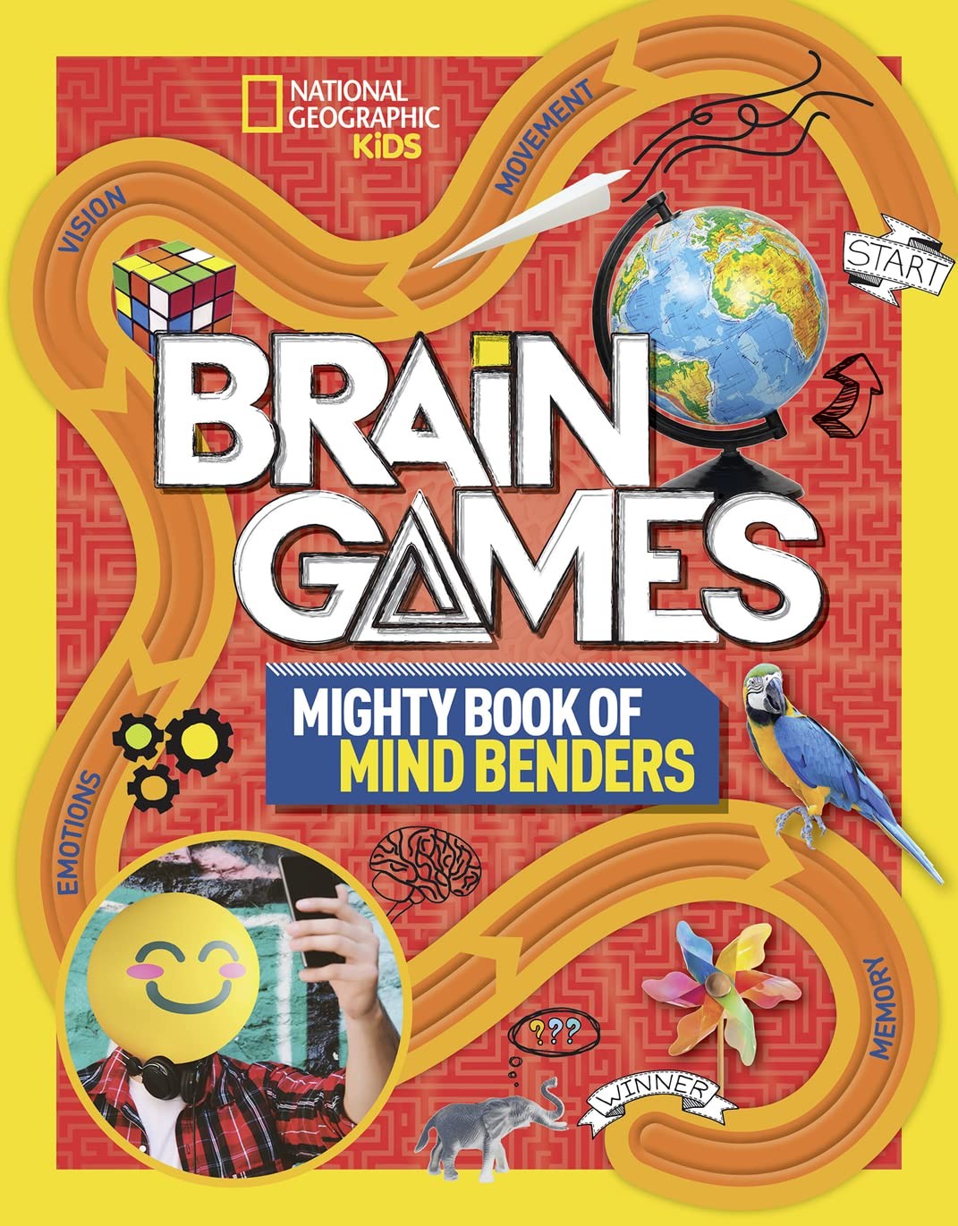 National Geographic Kids Brain Games: Mighty Book of Mind Benders: . – paper…