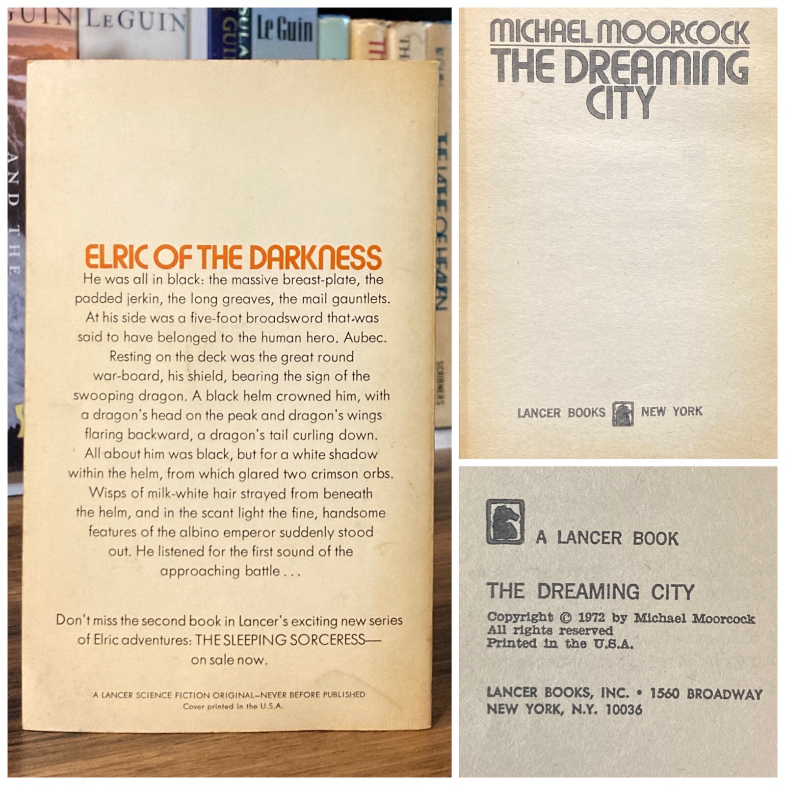 Dreaming City / Sword & the Stallion (Elric saga) – Michael Moorcock (vtg PBs)
