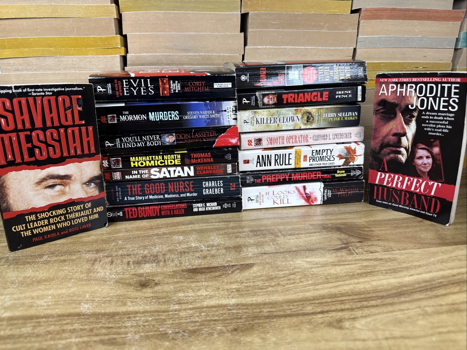 Lot of 16 True Crime Murder Homicide Investigate Detective Books Mix Paperback