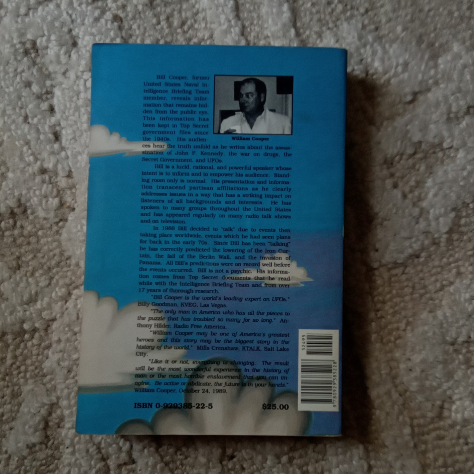 Milton William Cooper Behold a Pale Horse Light Technology Publishing Paperback